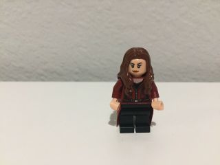 Lego Marvel Heroes Scarlet Witch Minifigure (76051) Rare