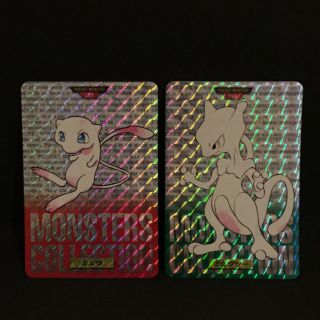 Very Rare Japan Pokemon Card Dass Mew Mewtwo Bandai Pocket Monster Nintendo F/s