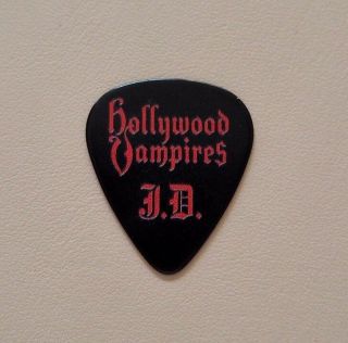 Hollywood Vampires - MEGA Rare Johnny Depp non - bent Guitar pick Europe tour 2018 2