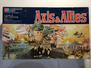 Rare - Axis & Allies 100 Complete Spring 1942 Gamemaster Series Board Game 1984
