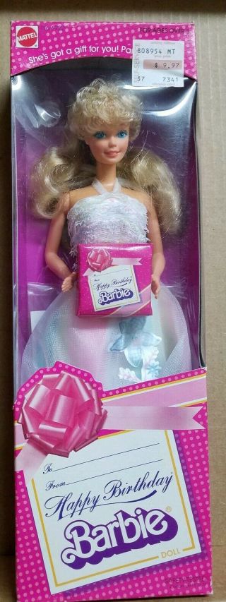 Barbie Doll 1982 Happy Birthday Mattel 1922.  Hard To Find Rare Vintage