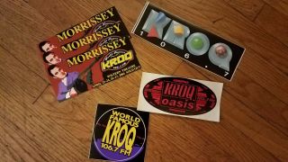 (6) Oop Rare Kroq Stickers Morrissey Oasis 90 