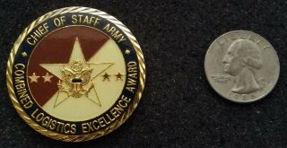 Rare 4 Star General Us Army Chief Of Staff Cos Ordnance Qm Trans Challenge Coin