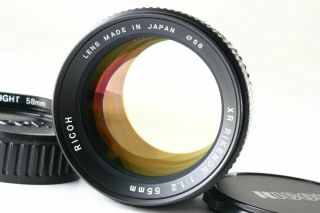 [rare ] Ricoh Xr Rikenon 55mm F/1.  2 Mf Lens Pentax K Mount From Japan 5576