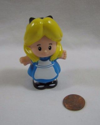 Fisher Price Little People Disney Alice In Wonderland Mad Hatter Figure Rare