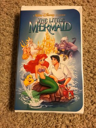 The Little Mermaid (vhs,  1990),  Rare,  Banned Gold Penis Cover