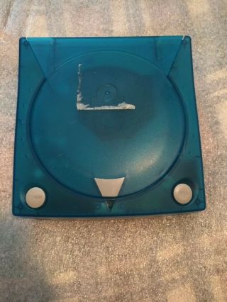 Sega Dreamcast Console System Rare Blue Case Shell Hard To Find Read