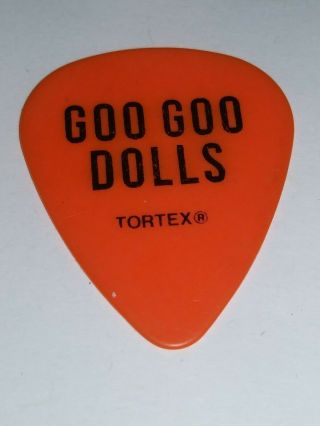 Goo Goo Dolls John Rzeznik Orange Guitar Pick 2 Rze 2019 Tour Rare