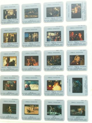 Small Soldiers (1998) Joe Dante Kirsten Dunst Sci - Fi 28 Rare Slides