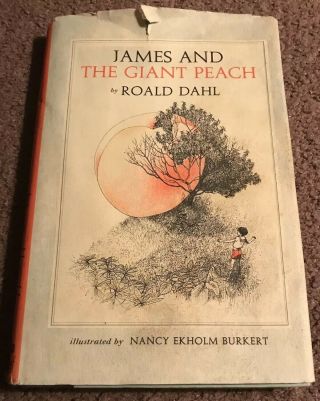 Signed James And The Giant Peach Nancy Ekholm Burkert Autographed Book Rare