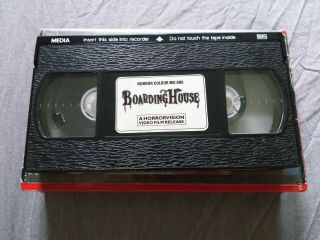 Boarding House VHS UK PAL clamshell rare SOV video nasty Housegeist British 3