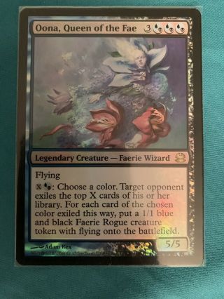Mtg Oona,  Queen Of The Fae Modern Masters X1 Foil Nm Magic The Gathering
