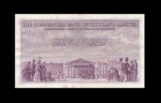 2.  1.  1958 COMMERCIAL BANK OF SCOTLAND 5 POUNDS RARE 