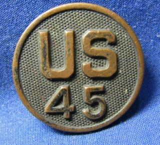 Wwi 45th Infantry Regiment Philippine Scouts Enlisted Collar Disc Very Rare