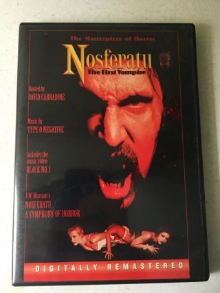 Nosferatu The First Vampire (dvd,  1922) Type O Negative F.  W.  Murnau Horror Rare