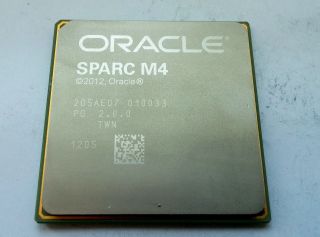 Sun Oracle Sparc M4 6 - Core/48 - Threads 2395pin Lga Processor Rare
