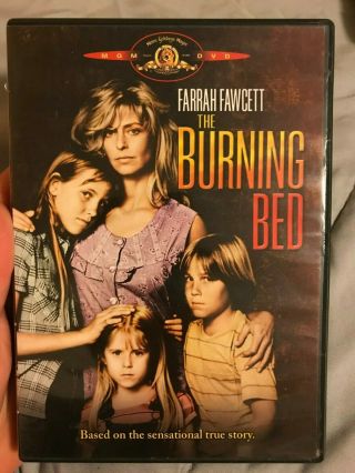 Burning Bed (1984) Dvd Oop Rare (mgm,  2004) Farah Fawcett Greenwald Cult
