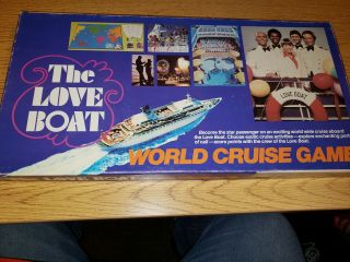 Rare - Vintage 1980 The Love Boat World Cruise Board Game Complete Tv Show