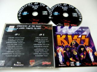 Greektures Of The Night Tribute Kiss Cd Rare Promo Greece Kiss Fan Club Rock