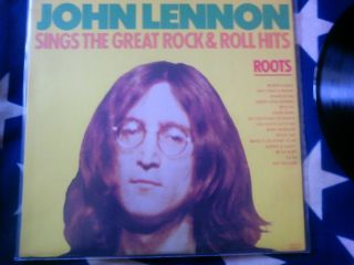 John Lennon - Roots - Sings The Great Rock & Roll Hits - Mega Rare 1975 Lp,