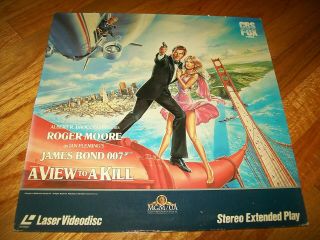 A View To A Kill 2 - Laserdisc Ld Very Rare Great Film Bond