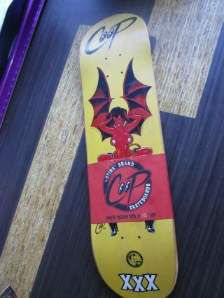 Coop - Stink Brand - Devil Girls - Rare Skateboard