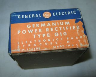 Rare Prototype GENERAL ELECTRIC GE G10 Germanium Power Rectifier transistor 3