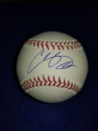 Chris Young Hand Signed Autographed Baseball Country Star Rare