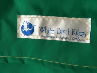 White Bird Dragon Rainbow Kite 150 FOOT - Vintage,  Pristine,  - RARE 7