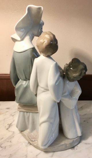 Lladro Nun with Choir Boys SONG LESSON Retired 1981 Extremely Rare 13.  5” Tall 5