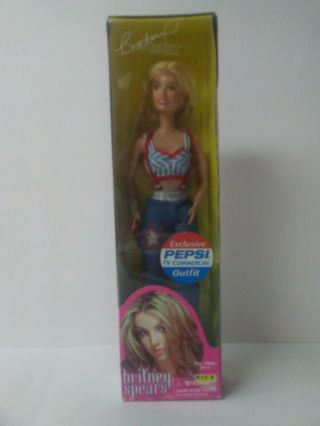Britney Spears Pepsi Doll Exclusive Pepsi Tv Commercial Outfit Inbox Rare