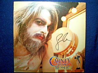 Leon Russell " Carney " Signed Autographed Album Cover Rare