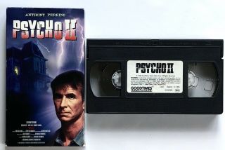 Psycho Ii (vhs,  1983) Rare Goodtimes Video Release Horror Richard Franklin