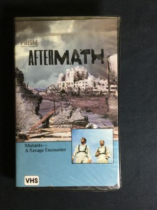The Aftermath 1982 Rare Prism Horror Clam Shell Big Box Vhs Gore Zombies