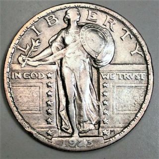 1923 Standing Liberty Quarter Coin Rare Date
