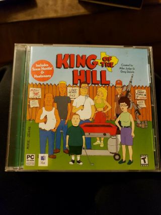 King Of The Hill (windows/mac,  2000) Pc Cd - Rom Rare