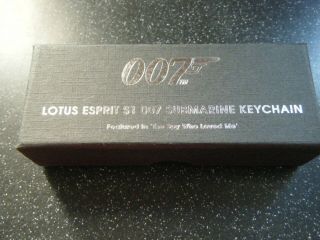 James Bond 007 Keychain The Spy Who Loved Me Lotus Esprit Official Product Rare
