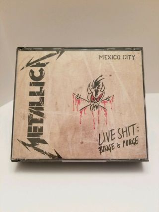 Metallica Live Shit Binge & Purge Cd Complete 3 Discs Rare