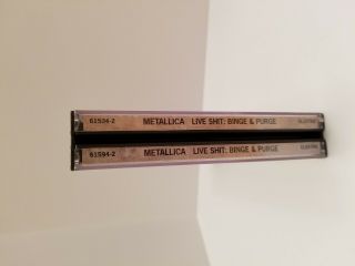 METALLICA LIVE SHIT BINGE & PURGE CD COMPLETE 3 DISCS RARE 4