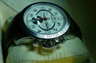 Invicta Chronograph Model No.  2812 Stainless Steel Men ' s Wrist Watch RARE 3
