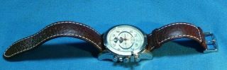 Invicta Chronograph Model No.  2812 Stainless Steel Men ' s Wrist Watch RARE 5