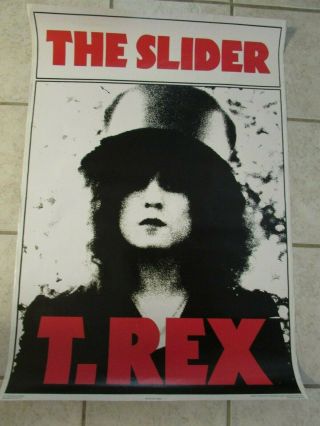 Rare 1990 Reflex Posters T.  Rex The Slider Poster