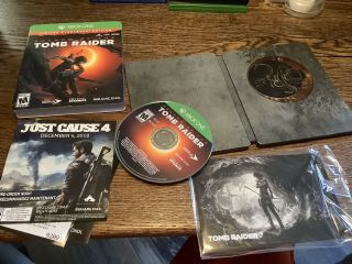 Shadow Of The Tomb Raider Limited Steelbook Edition Xbox One Rare