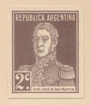 RARE ARGENTINA STAMPS 1923 323/330 SAN MARTIN OFFICIAL IMPERF PROOFS,  VF PAGE 5