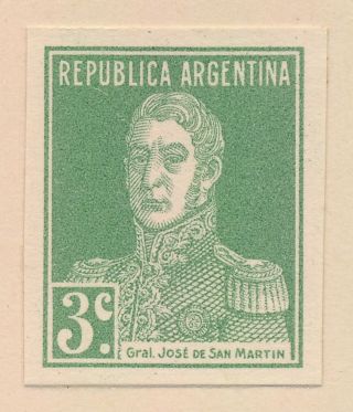 RARE ARGENTINA STAMPS 1923 323/330 SAN MARTIN OFFICIAL IMPERF PROOFS,  VF PAGE 6