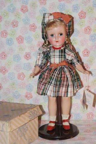 Stunning Ultra Rare Vintage 14 " Sweet Sue Hard Plastic Strung Doll All Origina