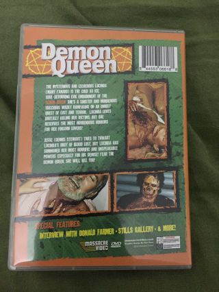 Demon Queen 1986 Massacre Video DVD Donald Farmer SOV horror rare OOP gore 2