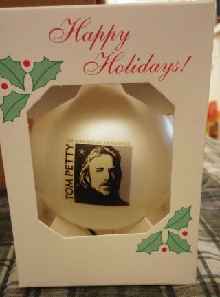 Rare Tom Petty American Treasure Christmas Ornament