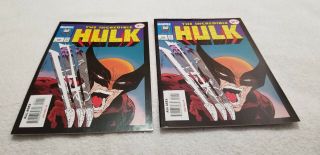 (2) The Incredible Hulk 340 Custom Comics (rare Reprints) Aug.  2009 F To Vf
