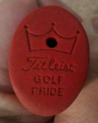 Titleist Scotty Cameron Baby T Putter Grip,  Red,  RARE TO FIND IN THIS SHAPE 8